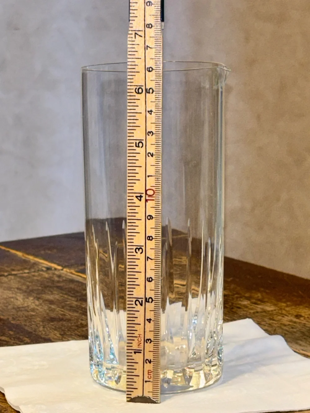 Crystal cocktail mixing glass bar mixer mixing beaker diamond cut